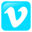 Icône réseau social vimeo à télécharger gratuitement